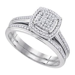 0.25CT Diamond Bridal 10KT Ring White Gold
