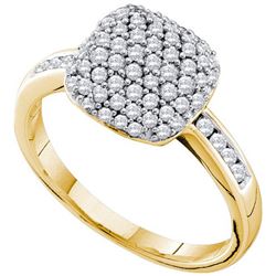 0.50CT Diamond Anniversary 14KT Ring Yellow Gold