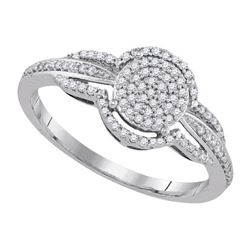0.20CT Diamond Micro-Pave 10KT Ring White Gold