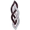 Image 1 : 0.20CT Diamond Micro-Pave 10KT Pendant Rose Gold