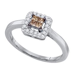 0.25CT Diamond Micro-Pave 10KT Ring White Gold