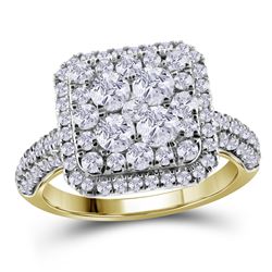1.60CT Diamond Bridal 14KT Ring Yellow Gold