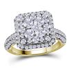 Image 1 : 1.60CT Diamond Bridal 14KT Ring Yellow Gold