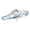 Image 1 : 0.05CT Diamond Promise 10KT Ring White Gold