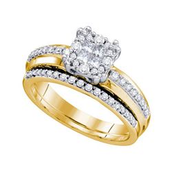 0.50CT Diamond Soleil 14KT Ring Yellow Gold