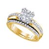 Image 1 : 0.50CT Diamond Soleil 14KT Ring Yellow Gold
