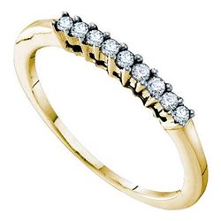 0.20CT Diamond Anniversary 14KT Ring Yellow Gold