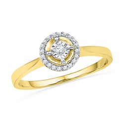 0.85CT Diamond Bridal 10KT Ring Yellow Gold