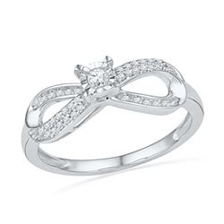 0.20CT Diamond Anniversary 10KT Ring White Gold