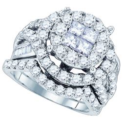 3.0CT Diamond Soleil 14KT Ring White Gold
