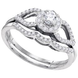0.35CT Diamond Bridal 10KT Ring White Gold