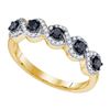 Image 1 : 0.50CT Diamond Anniversary 10KT Ring Yellow Gold
