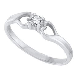 0.10CT Diamond Promise 10KT Ring White Gold