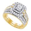 Image 1 : 2.0CT Diamond Bridal 14KT Ring Yellow Gold