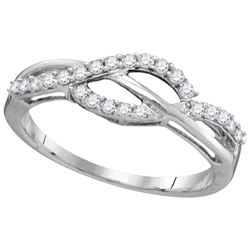 0.25CT Diamond Anniversary 10KT Ring White Gold