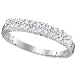 0.33CT Diamond Anniversary 10KT Ring White Gold