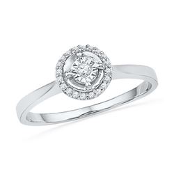 0.85CT Diamond Bridal 10KT Ring White Gold