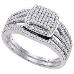 0.35CT Diamond Mirco-Pave 10KT Ring White Gold