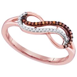 0.10CT Diamond Infinity 10KT Ring Rose Gold