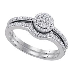 0.25CT Diamond Mirco-Pave 10KT Ring White Gold