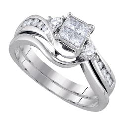 0.50CT Diamond Invisible 14KT Ring White Gold