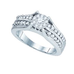 0.60CT Diamond Soli-Star 14KT Ring White Gold