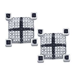 0.50CT Diamond Micro-Pave 10KT Earrings White Gold