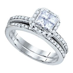 0.75CT Diamond Invisible 14KT Ring White Gold