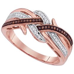 0.15CT Diamond Micro-Pave 10KT Ring Rose Gold