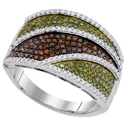 0.75CT Diamond Micro-Pave 10KT Ring White Gold