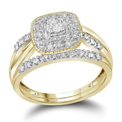 0.33CT Diamond Bridal 10KT Ring Yellow Gold