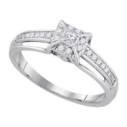 0.20CT Diamond Bridal 14KT Ring White Gold