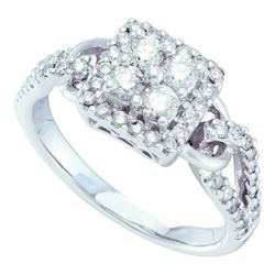 0.75CT Diamond Anniversary 14KT Ring White Gold