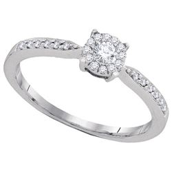0.25CT Diamond Anniversary 10KT Ring White Gold