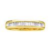 Image 1 : 0.50CT Diamond Anniversary 14KT Ring Yellow Gold