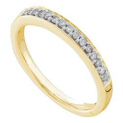 0.15CT Diamond Anniversary 14KT Ring Yellow Gold