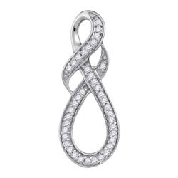 0.20CT Diamond Anniversary 10KT Pendant White Gold
