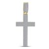 Image 1 : 2.25CT Diamond Cross 10KT Pendant Yellow Gold
