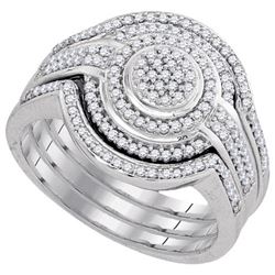 0.50CT Diamond Bridal 10KT Ring White Gold