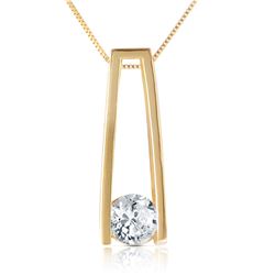 0.25 ctw Diamond Anniversary Necklace Jewelry 14KT Yellow Gold