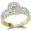 Image 1 : 0.35CT Diamond Semi-Mount 14KT Ring Yellow Gold
