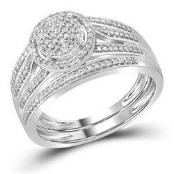 0.33CT Diamond Micro-Pave 10KT Ring White Gold
