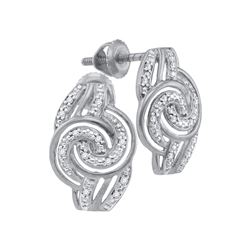0.05CT Diamond Anniversary 10KT Earrings White Gold