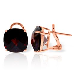 9 ctw Garnet Earrings Jewelry 14KT Rose Gold