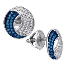0.20CT Diamond Micro-Pave 10KT Earrings White Gold
