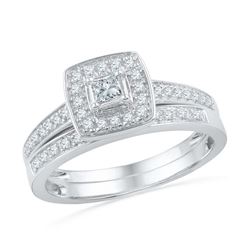 0.35CT Diamond Bridal 10KT Ring White Gold