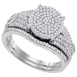 0.50CT Diamond Bridal 10KT Ring White Gold