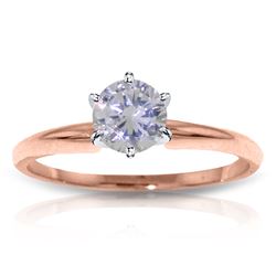 0.50 ctw Diamond Anniversary Ring Jewelry 14KT Rose Gold