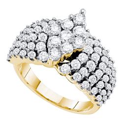 2.0CT Diamond Anniversary 14KT Ring Yellow Gold