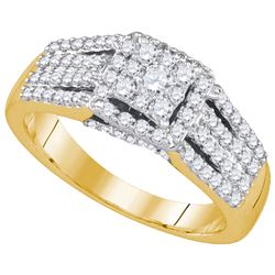 0.75CT Diamond Anniversary 10KT Ring Yellow Gold